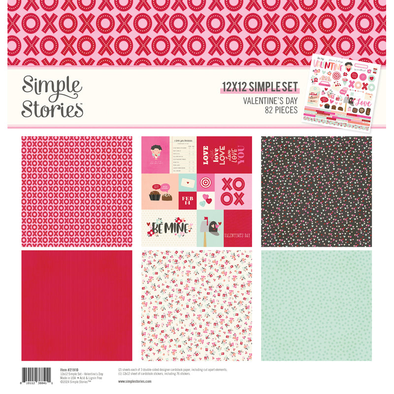 Simple Set + Page Piece Sale - Valentine's Day