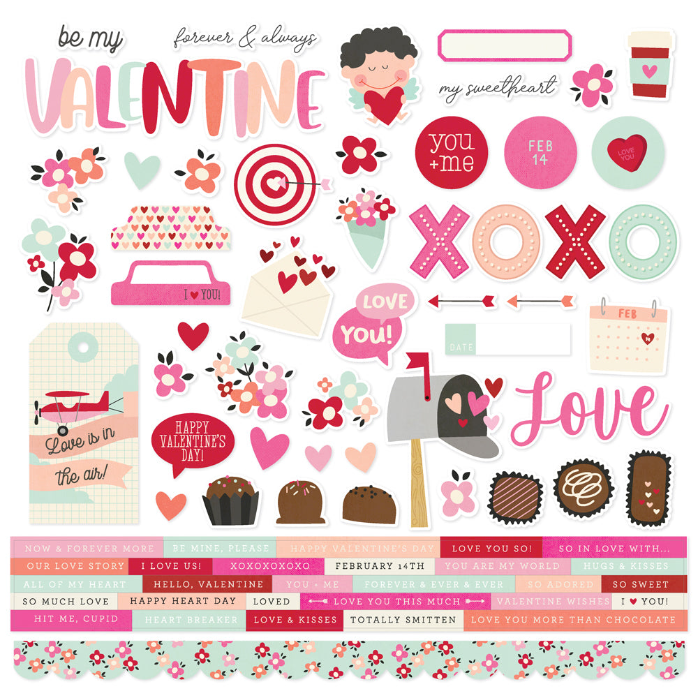 Valentine's Day - Cardstock Stickers