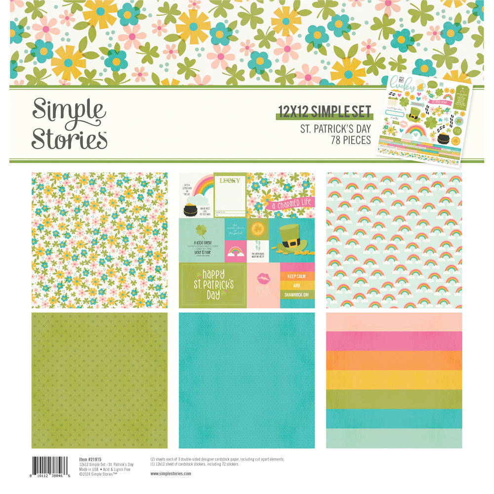 Black Friday Simple Set + Page Piece Sale - St. Patricks Day