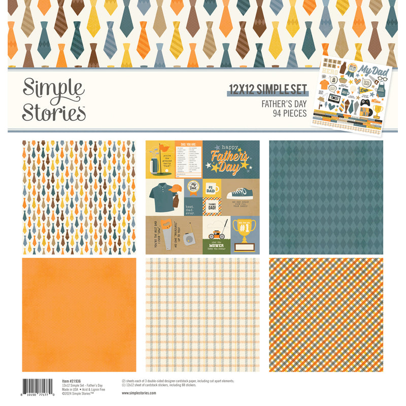 Simple Set + Page Piece Sale - Father's Day