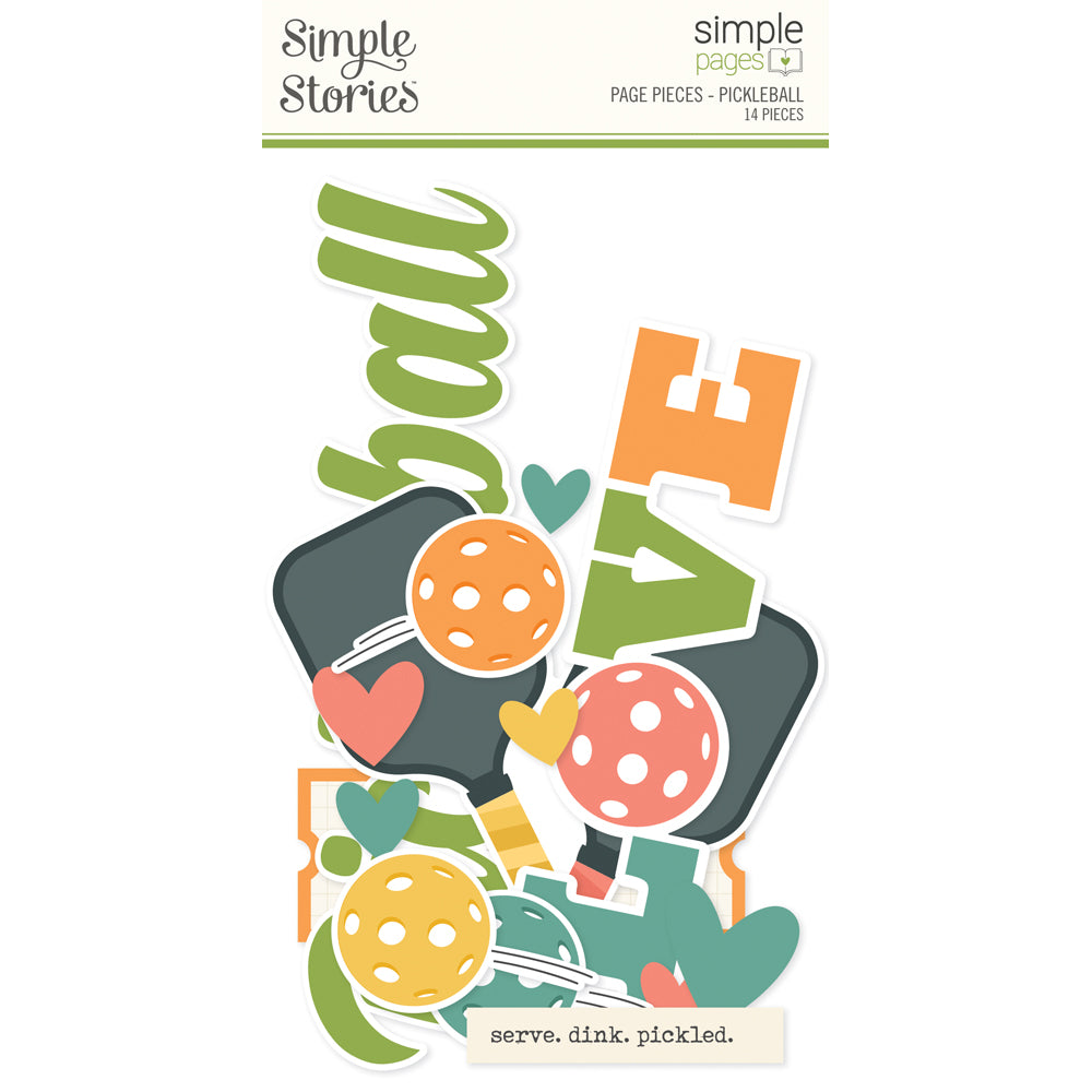NEW! Sports Simple Set + Page Piece Sale - PICKLEBALL