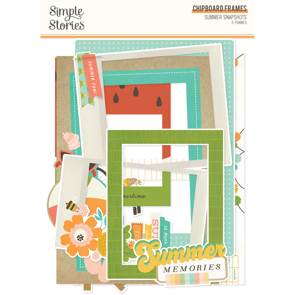 Summer Snapshots - Chipboard Frames