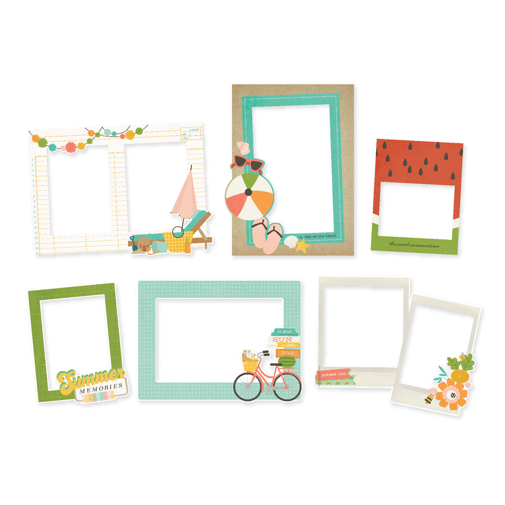 Summer Snapshots - Chipboard Frames