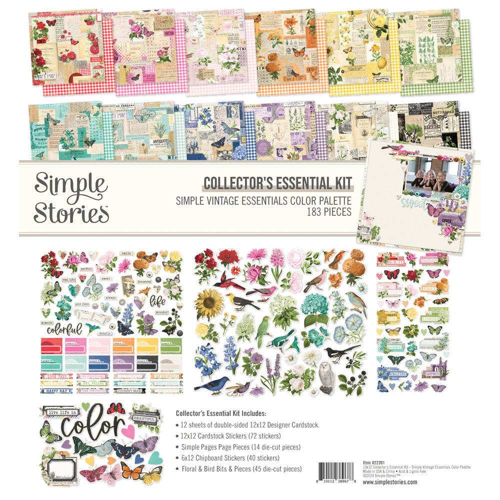 Simple Vintage Essentials Color Palette - Collector's Essential Kit