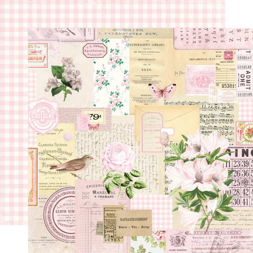 Simple Vintage Essentials Color Palette - Blush Collage