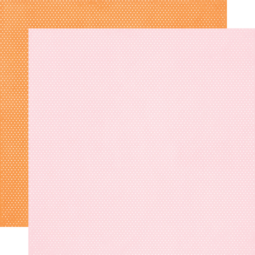 Simple Vintage Essentials Color Palette - Blush & Orange Dots