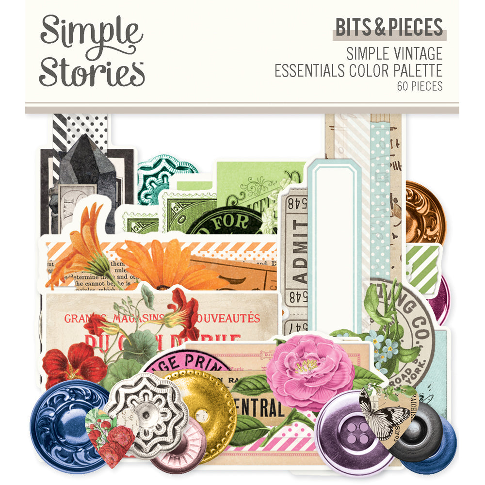 Simple Vintage Essentials Color Palette - Bits & Pieces