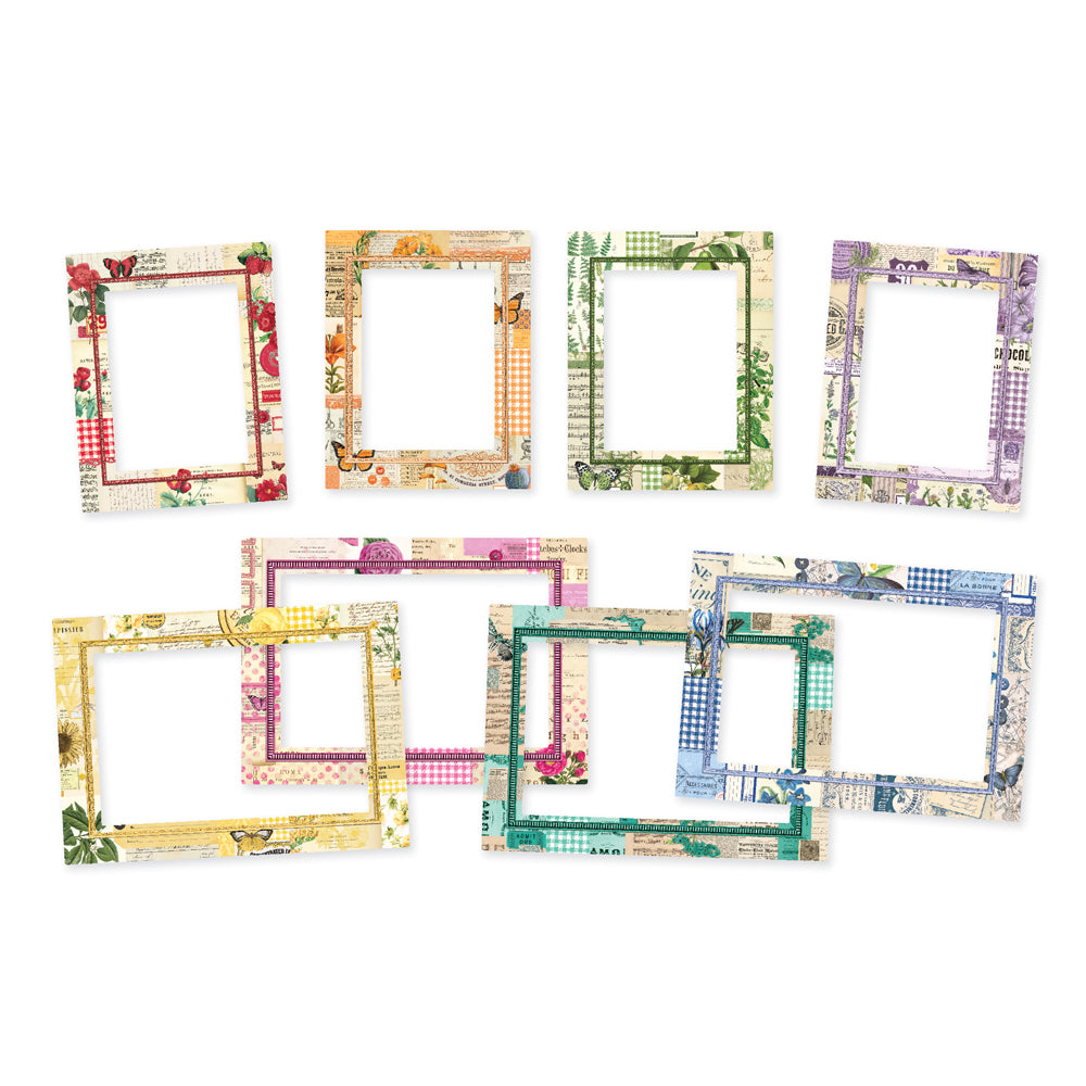 Simple Vintage Essentials Color Palette - Chipboard Frames