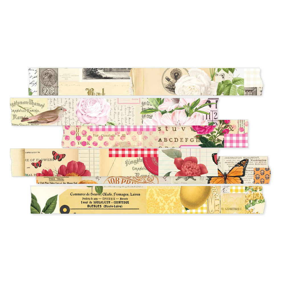 Simple Vintage Essentials Color Palette - Washi Tape Warm