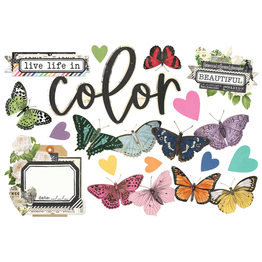 Simple Vintage Essentials Color Palette - Simple Pages Page Pieces