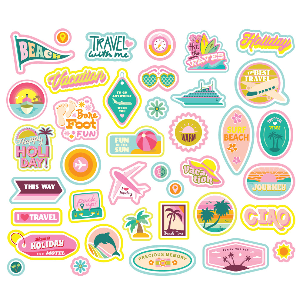 Just Beachy  - Sticker Bits & Pieces