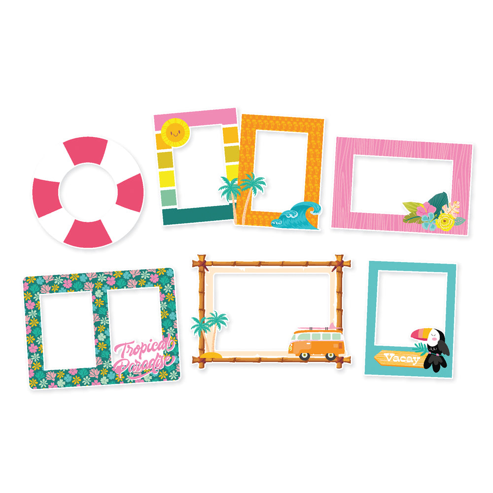 Just Beachy  - Chipboard Frames