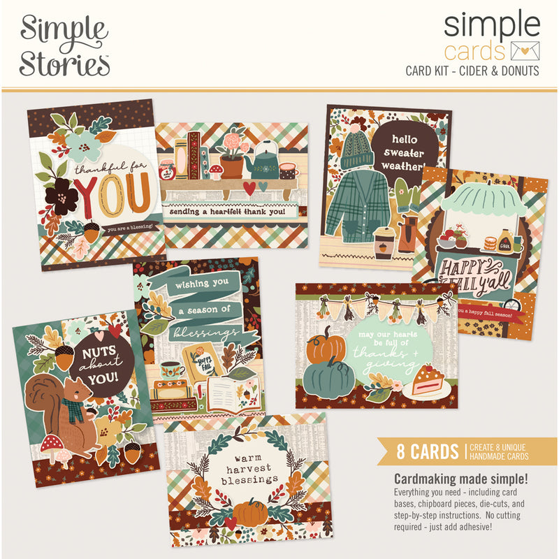 NEW! Simple Cards Card Kit - Cider & Donuts