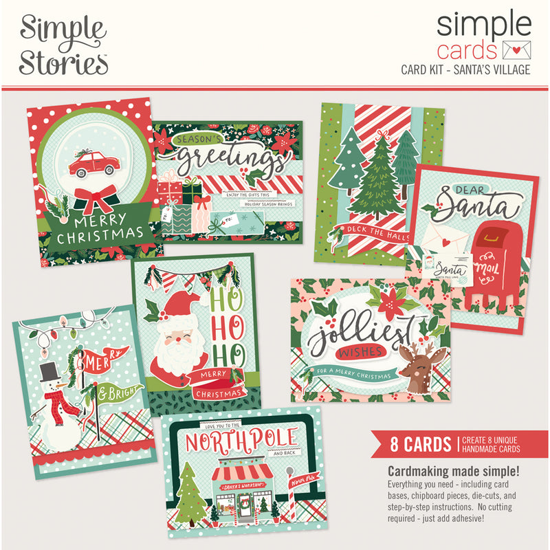 NEW! Simple Cards Card Kit - Santa's Village