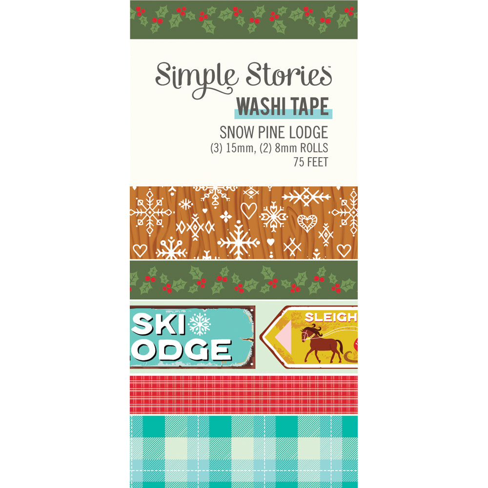 Snow Pine Lodge - Washi Tape