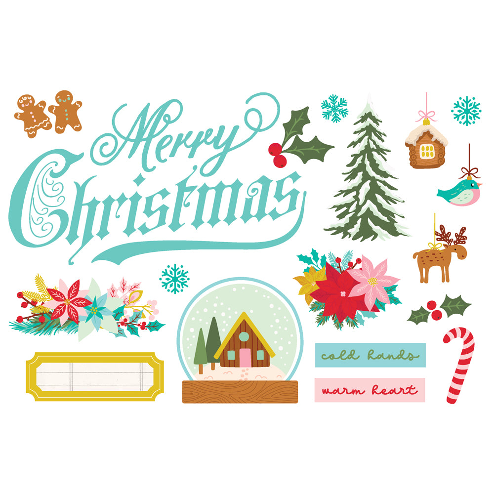 NEW! Simple Pages Page Pieces - Snow Pine Lodge