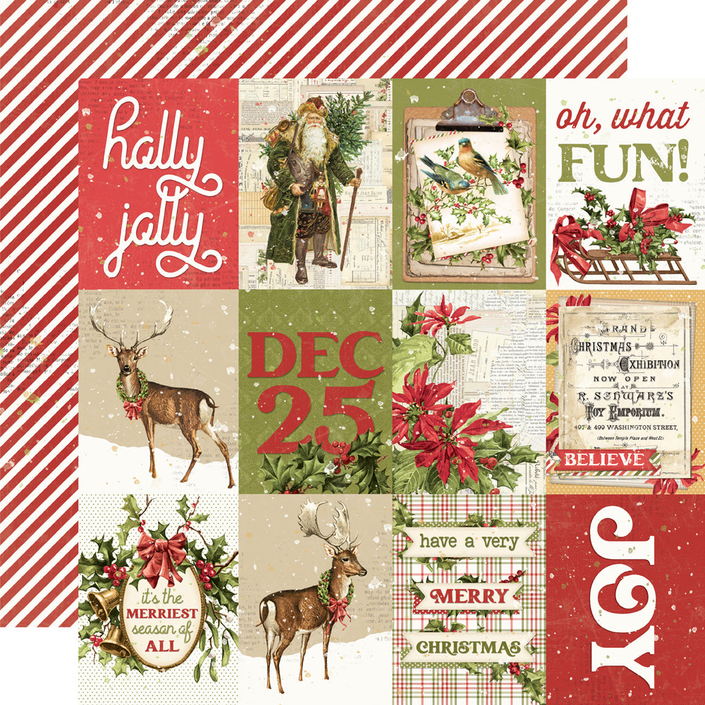 Simple Vintage Yuletide - 3x4 Elements