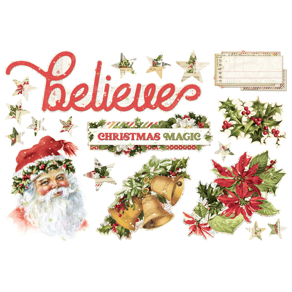 NEW! Simple Pages Page Pieces - Simple Vintage Yuletide