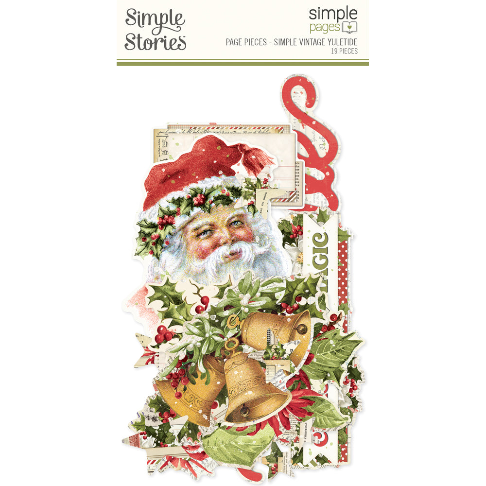 NEW! Simple Pages Page Pieces - Simple Vintage Yuletide