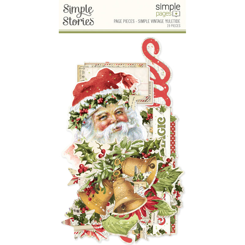 NEW! Simple Pages Page Pieces - Simple Vintage Yuletide