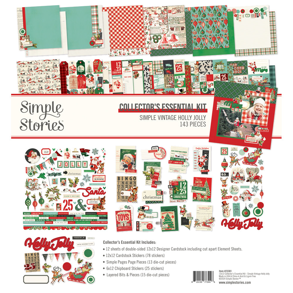 Simple Vintage Holly Jolly - Collector's Essential Kit