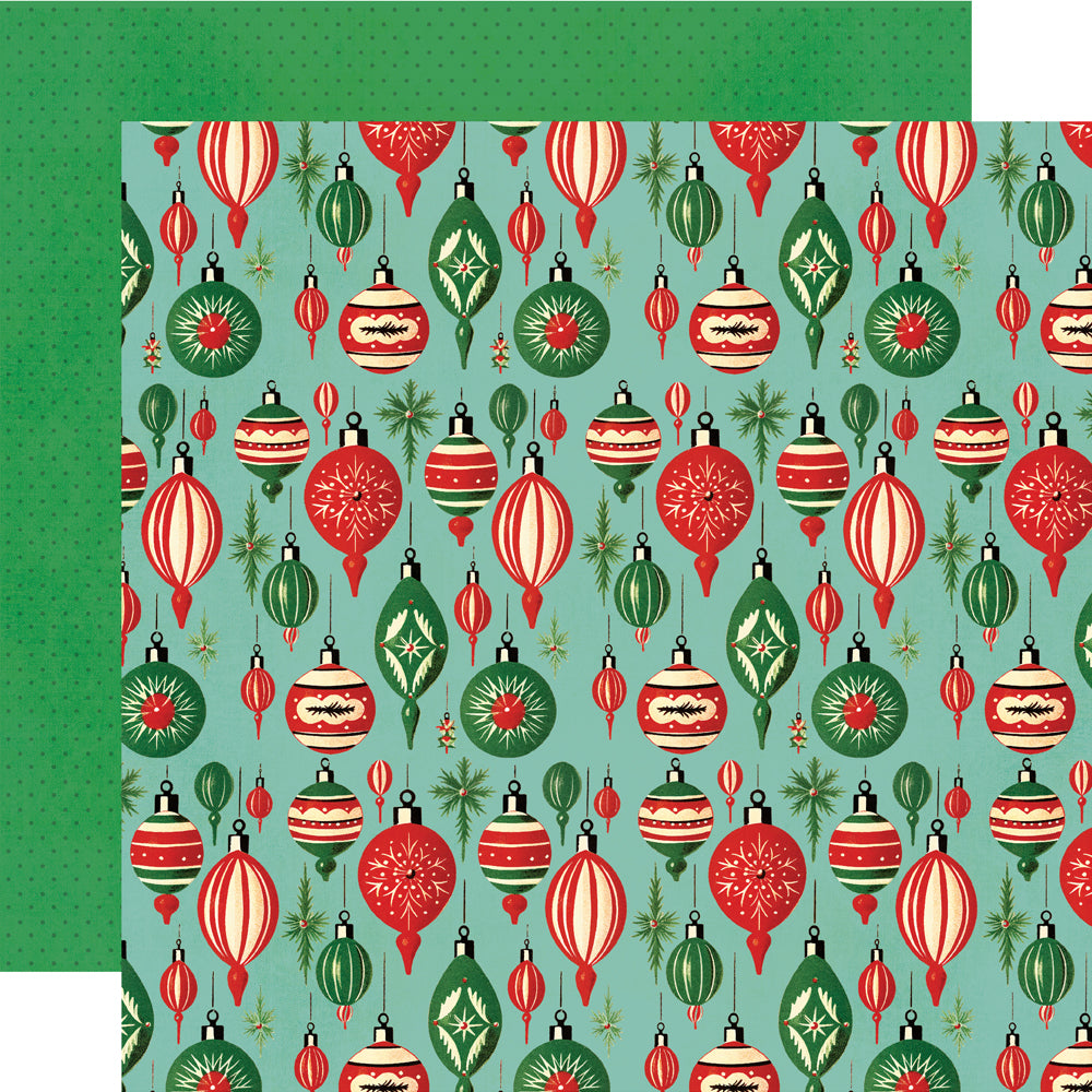 Simple Vintage Holly Jolly - Shiny Bright