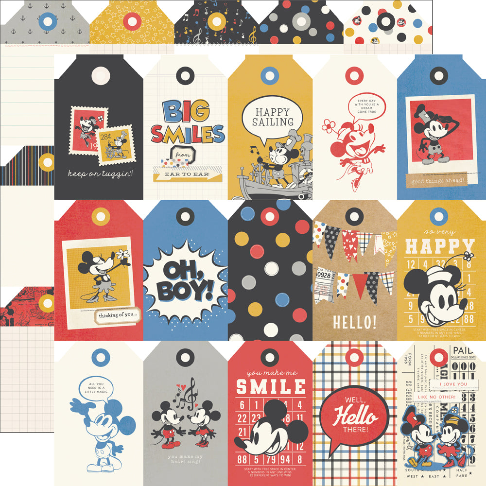 Say Cheese Classic Mouse -  Tags Elements