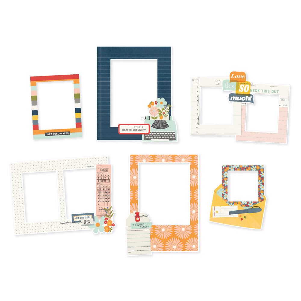 For The Record Chipboard Frames - Unit of 6