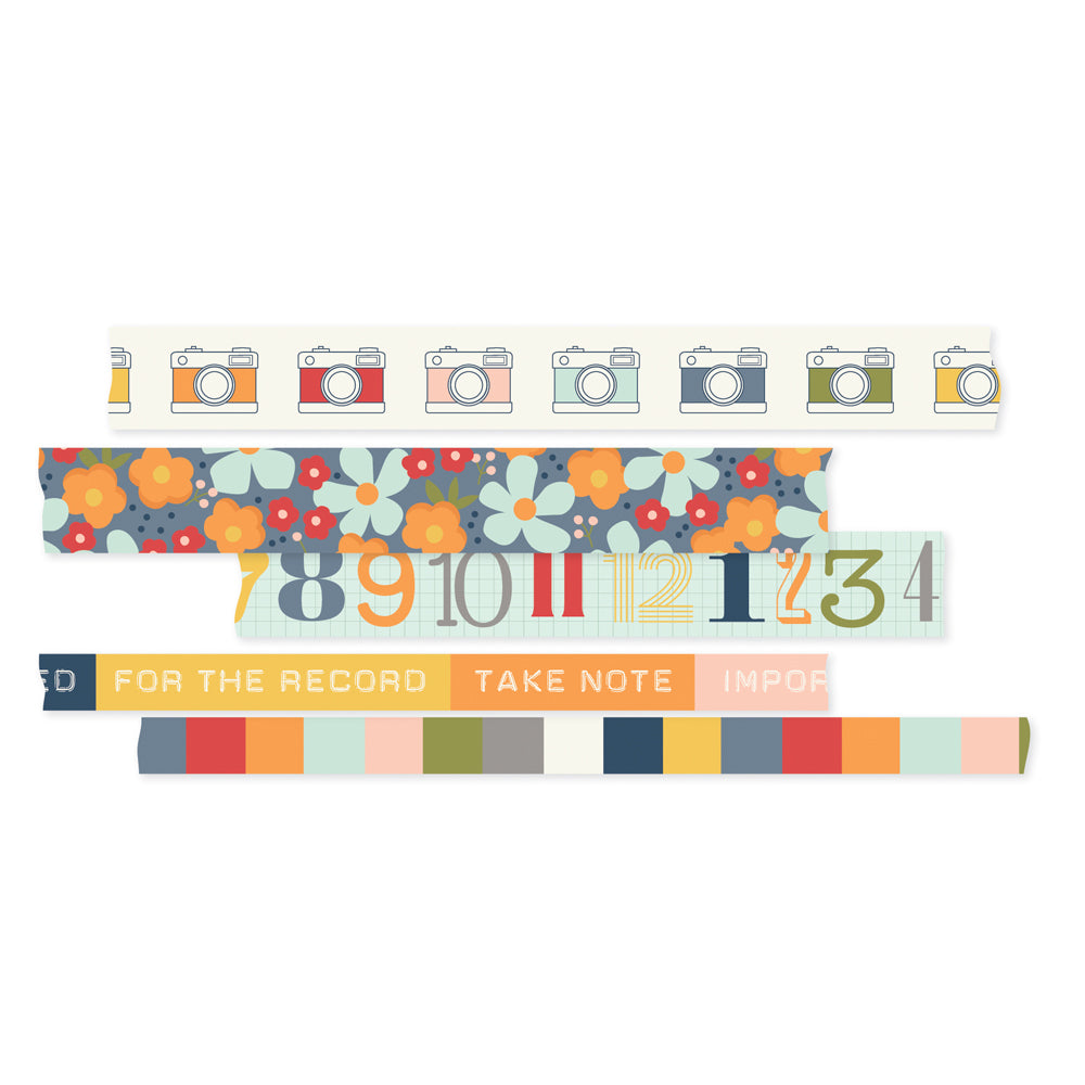 For The Record Washi Tape - Unit of 6