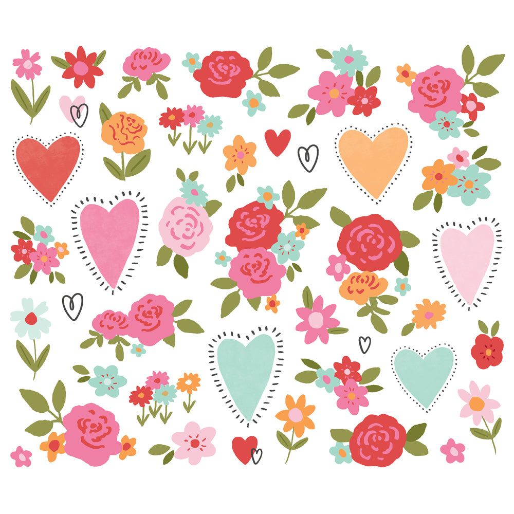 Heartstrings Floral Bits & Pieces - Unit of 6