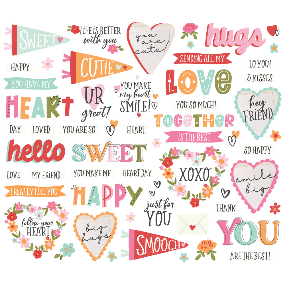 Heartstrings Sentiment Bits & Pieces - Unit of 6