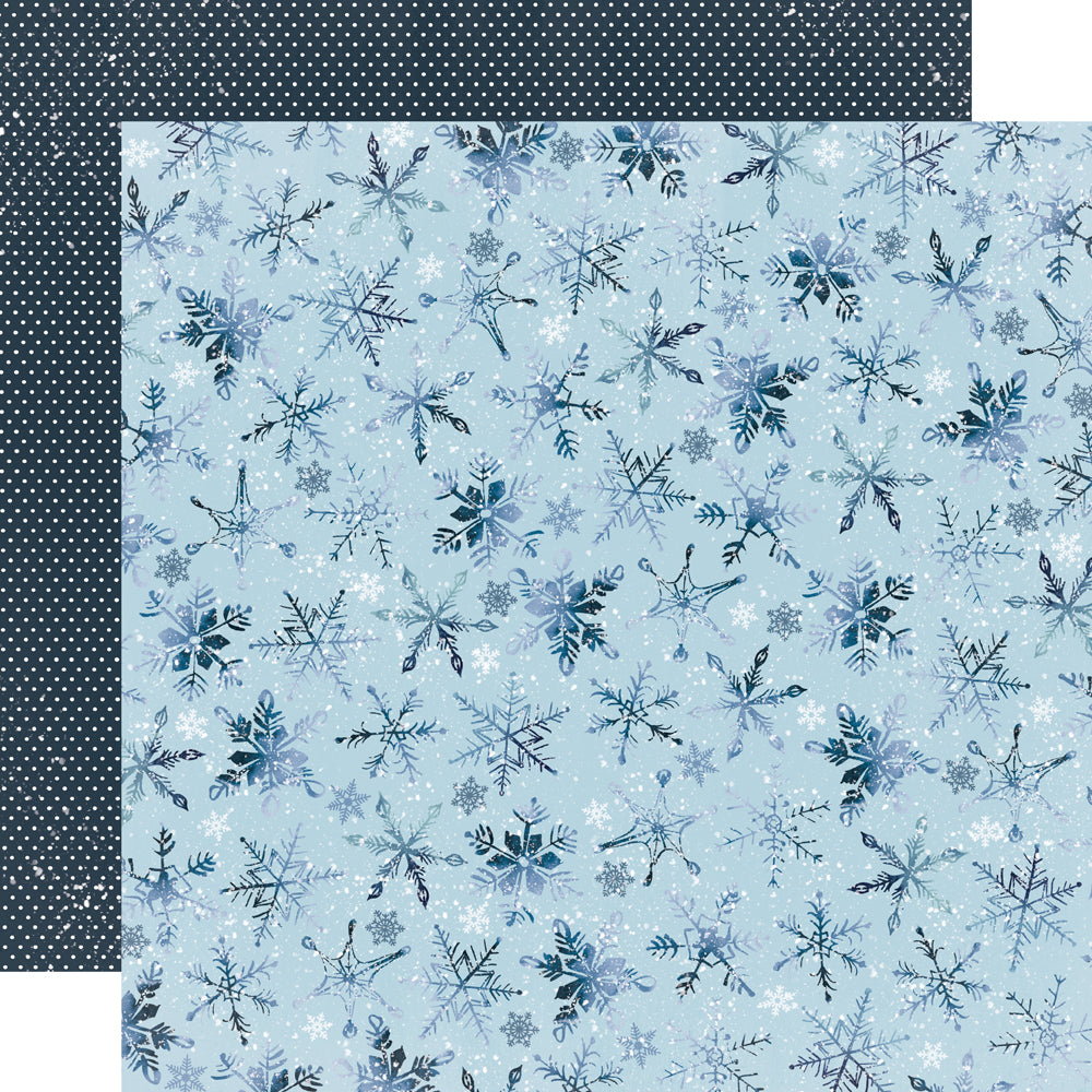 Chasing Snowflakes 12X12 Cardstock - 25 pack