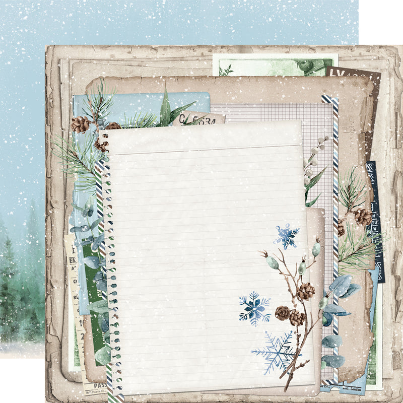 First Snow 12X12 Cardstock - 25 pack