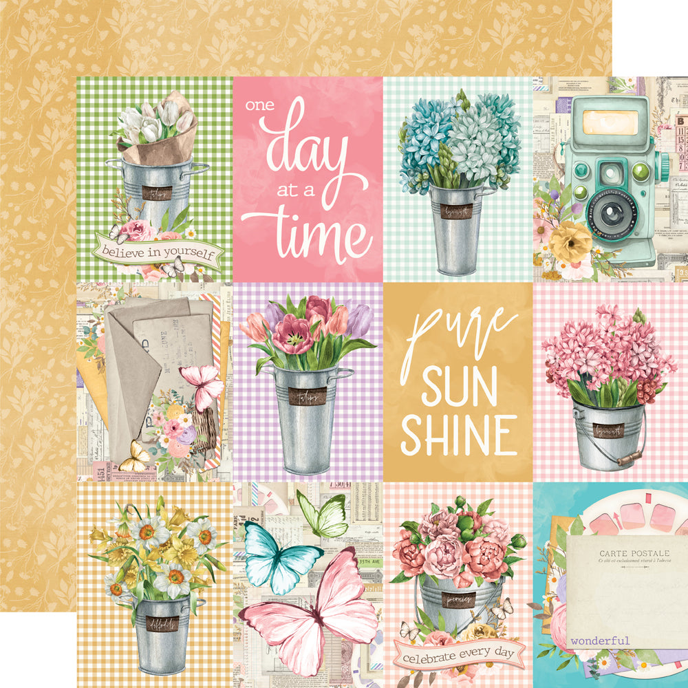 Simple Vintage Flower Shoppe  - 3x4 Elements