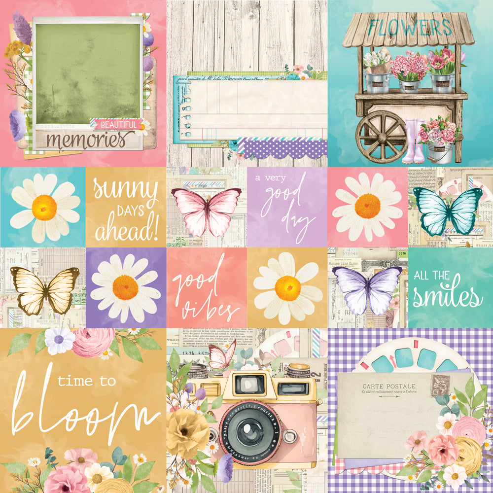 Simple Vintage Flower Shoppe  - 2x2/4x4 Elements