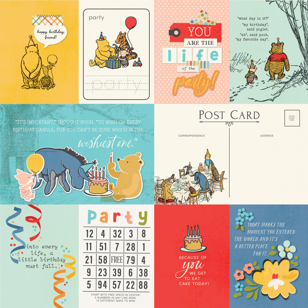 Say Cheese Classic Pooh Birthday Elements 2 - 25 pack