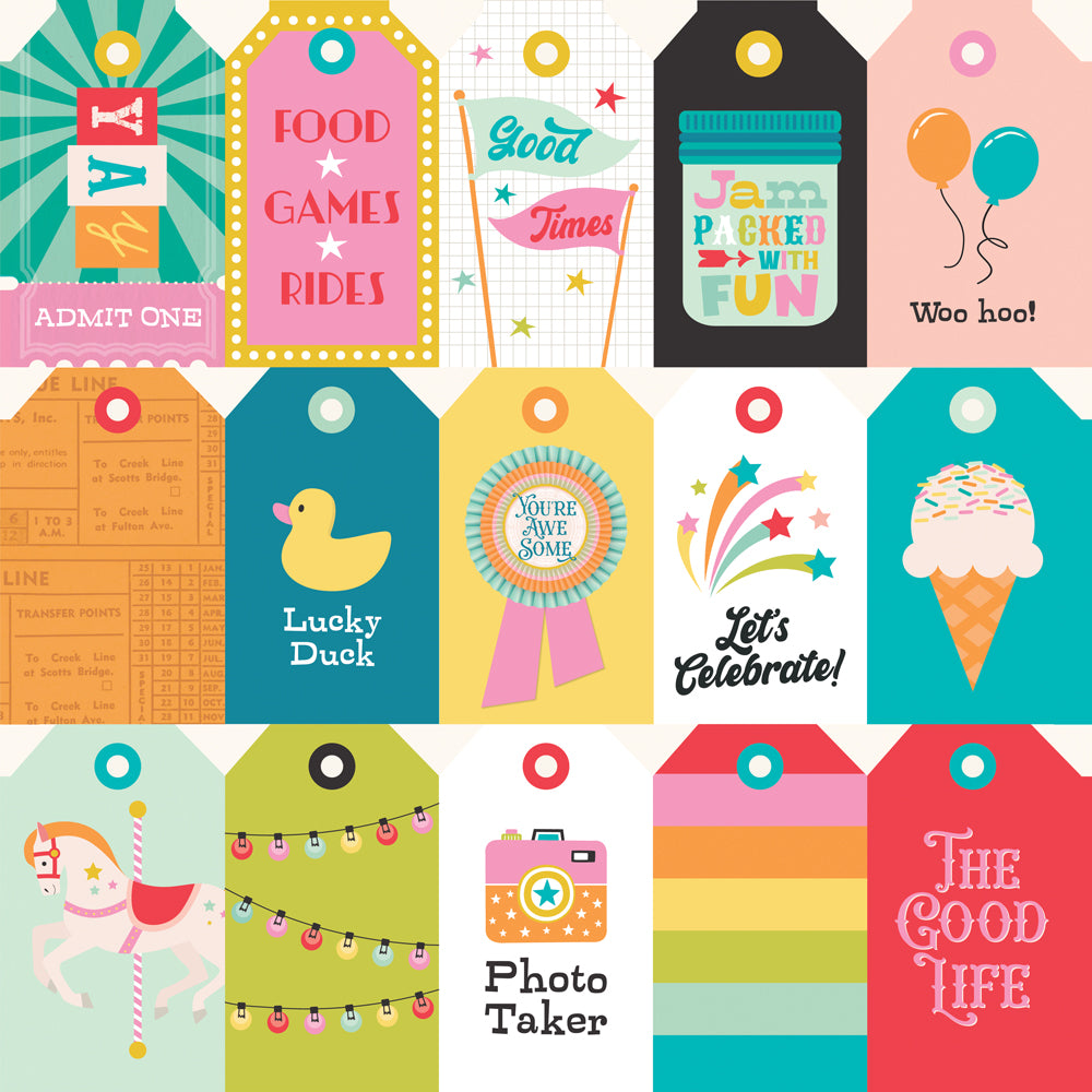 Fun Times Tag Elements - 25 pack
