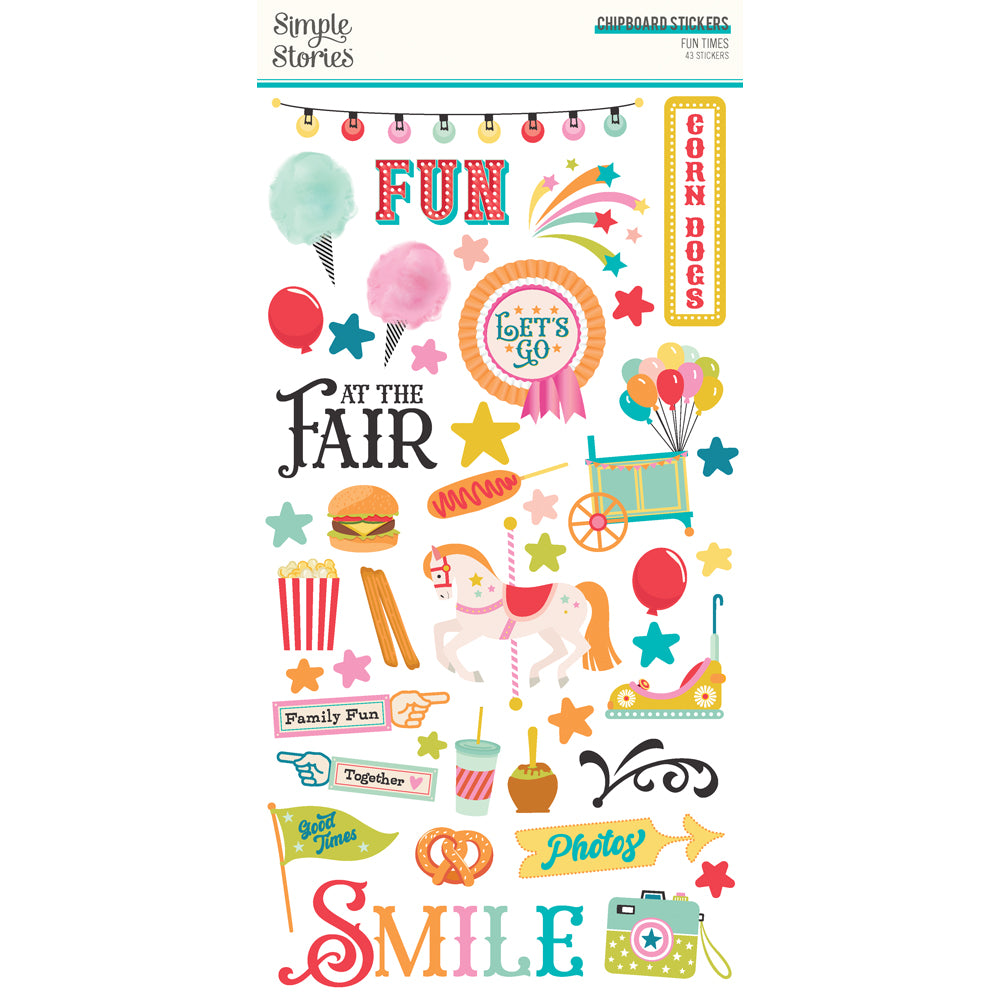 Fun Times 6x12 Chipboard - Unit of 6