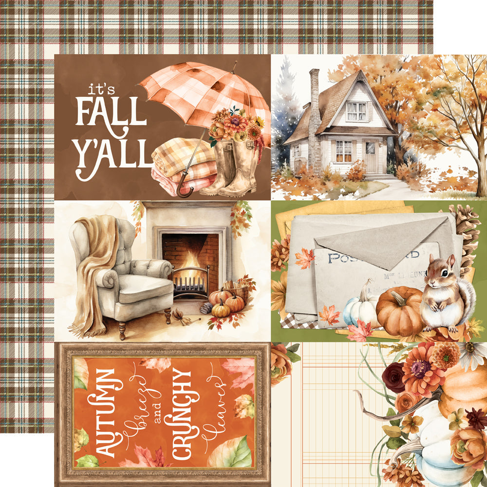 Simple Vintage Autumn Breeze 4x6 Elements - 25 pack