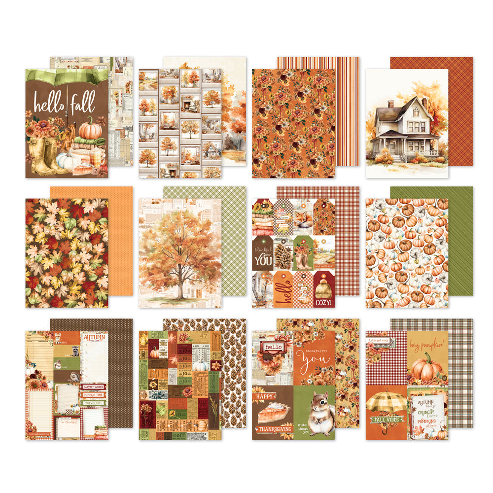 Simple Vintage Autumn Breeze 6x8 Pad - Unit of 6