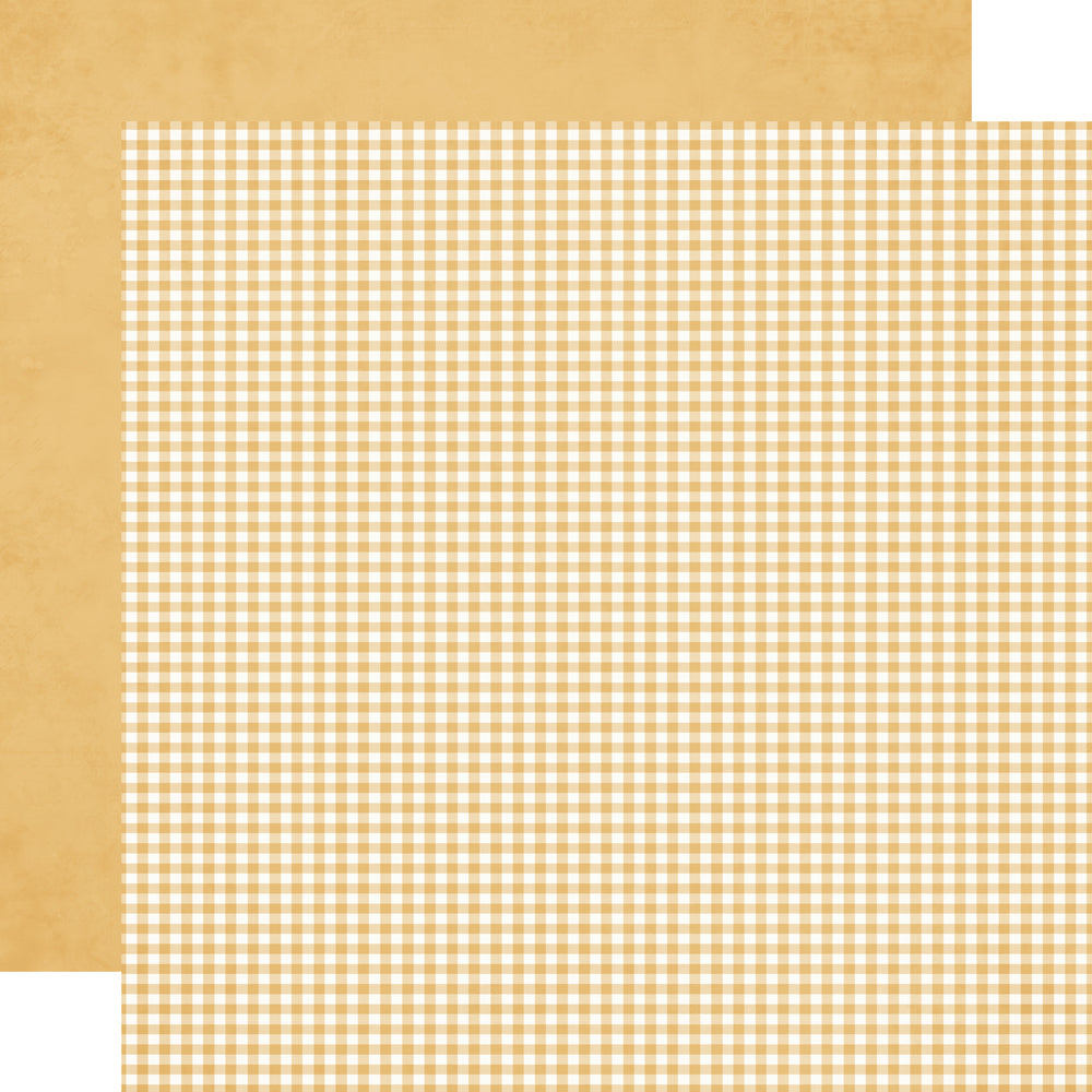 Saffron Gingham - 25 pack