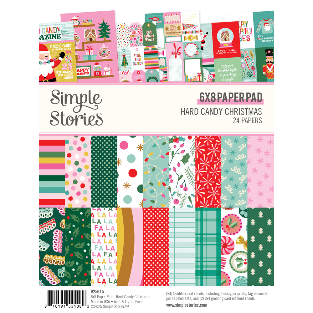 Hard Candy Christmas 6x8 Pad - Unit of 6