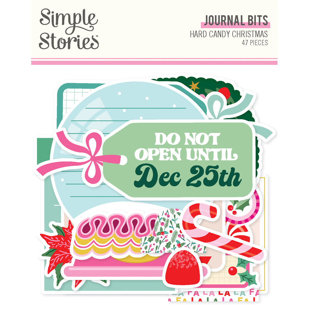 Hard Candy Christmas Journal Bits & Pieces - Unit of 6