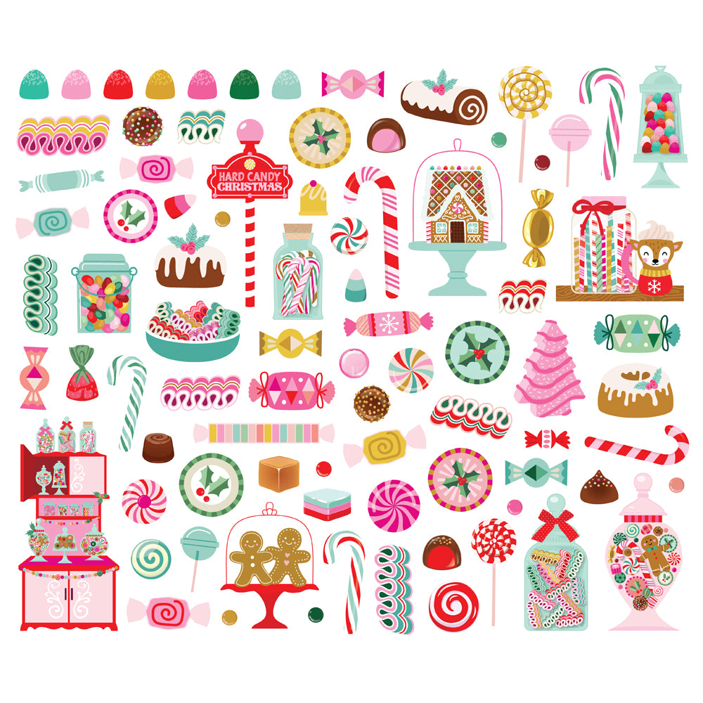 Hard Candy Christmas Sweets Bits & Pieces - Unit of 6