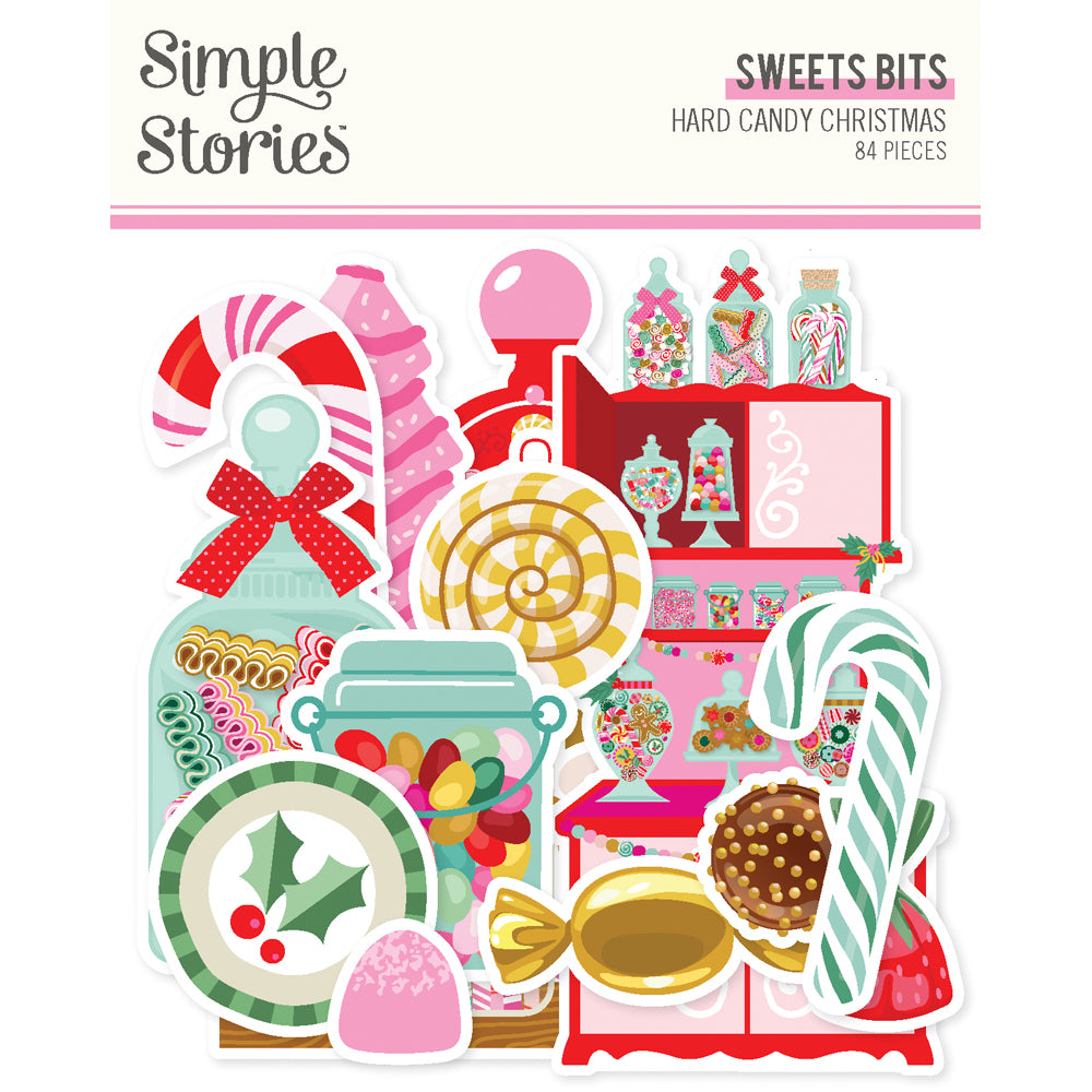 Hard Candy Christmas Sweets Bits & Pieces - Unit of 6