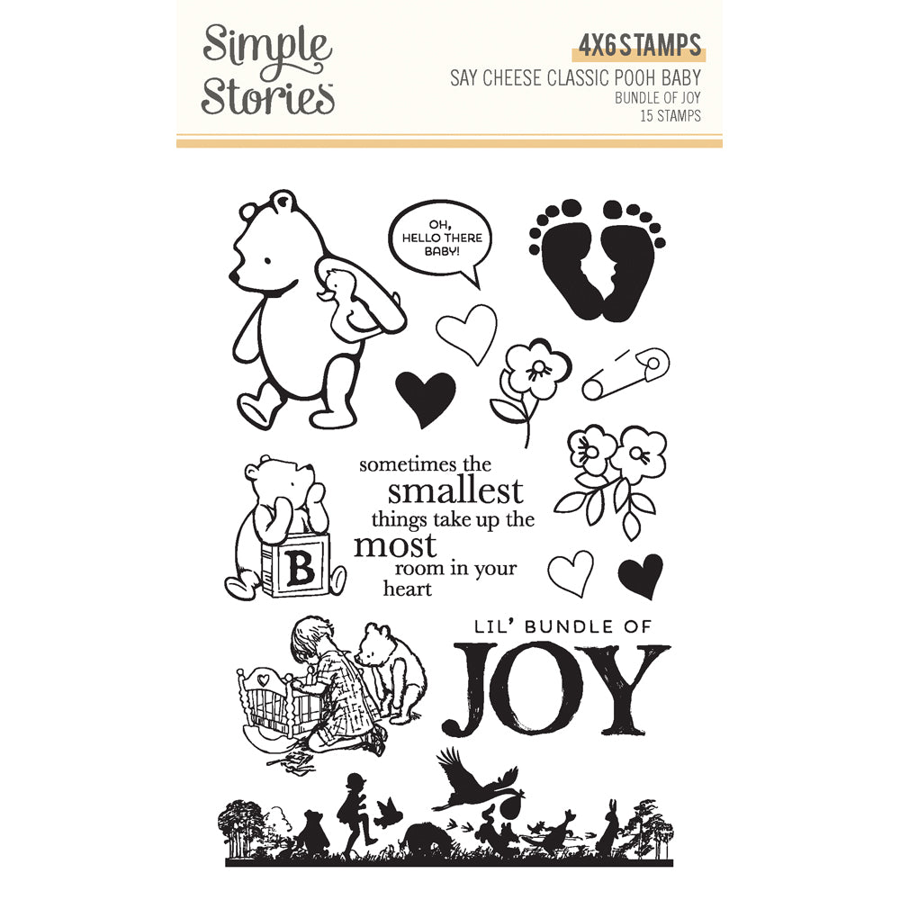 Say Cheese Classic Pooh Baby - Bundle of Joy Stamps