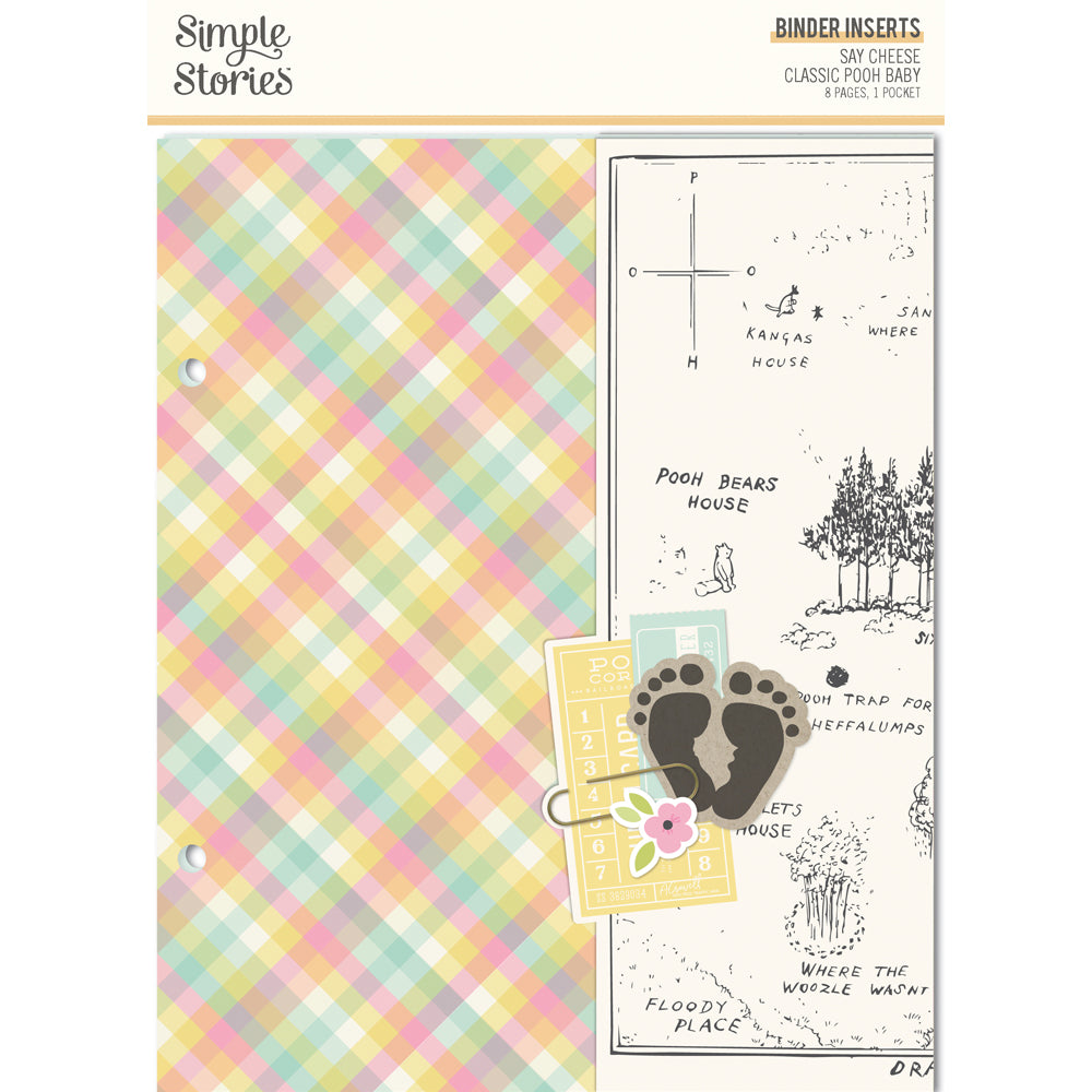 Say Cheese Classic Pooh Baby - 6x8 Binder Inserts