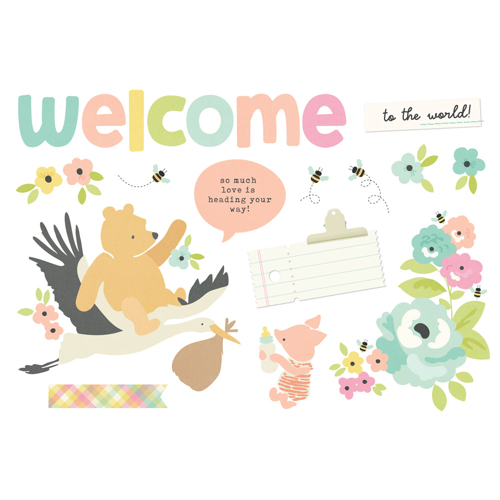 Say Cheese Classic Pooh Baby - Simple Pages Page Pieces