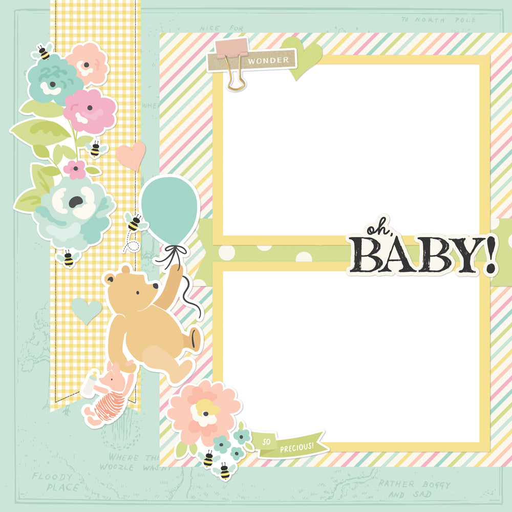 Say Cheese Classic Pooh Baby - Simple Pages Page Kit