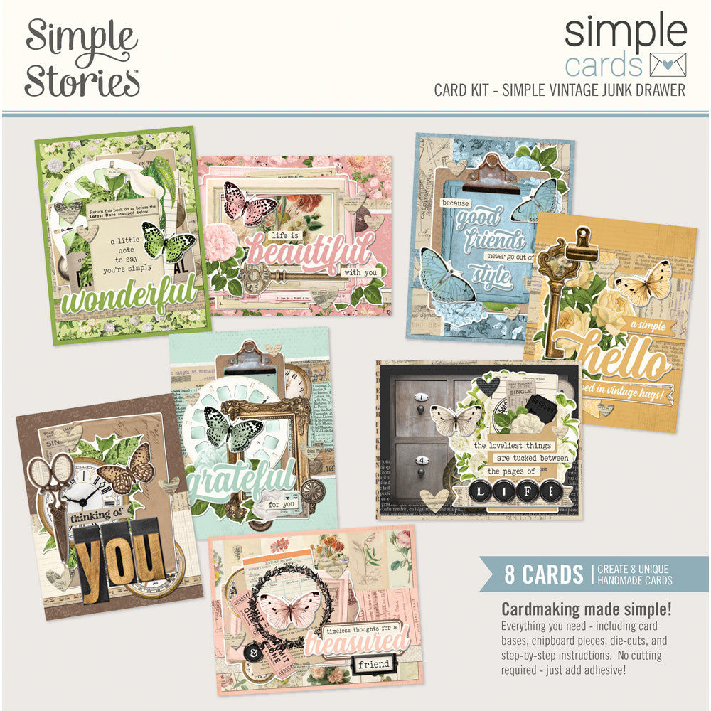 Simple Vintage Junk Drawer - Simple Cards Card Kit